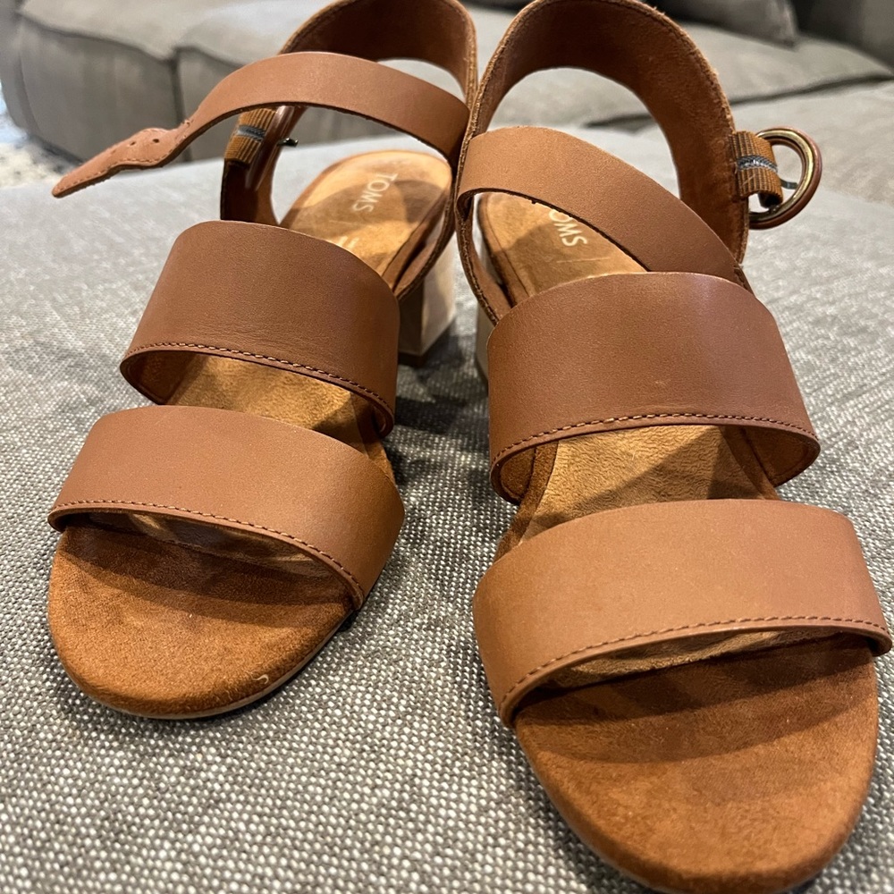 Tom’s block heeled sandals